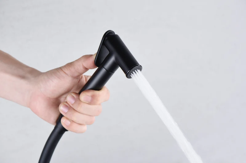 Grifería Bidet Empotrada Negro Mate Line - Imex | Diseño Contemporáneo