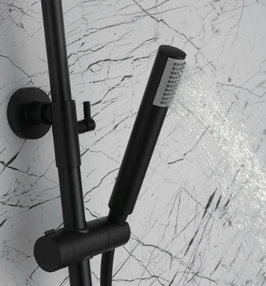Columna de Ducha Termostática Negro Mate Line - Imex