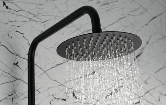 Columna de Ducha Termostática Negro Mate Line - Imex
