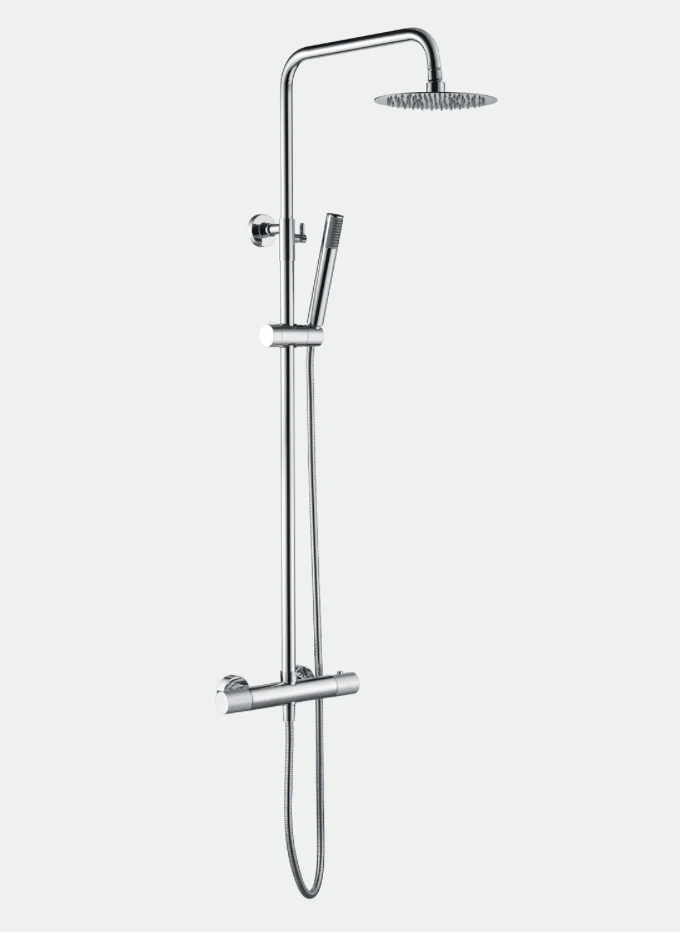 Columna de Ducha Termostática Cromada Line - Imex