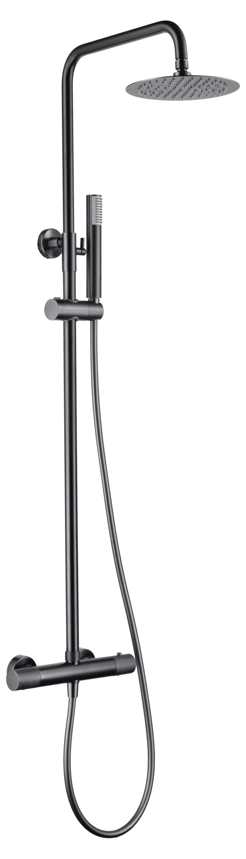 Columna de Ducha Termostática Black Gun Metal Line - Imex