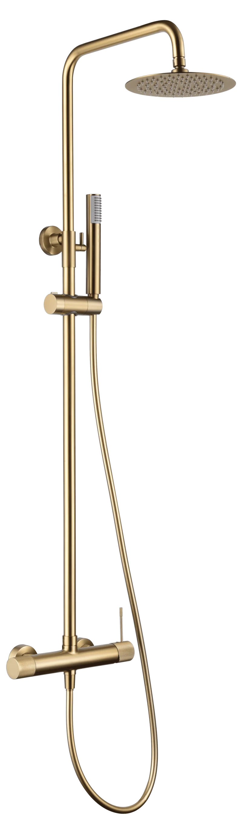 Columna de Ducha Monomando Oro Cepillado Line - Imex