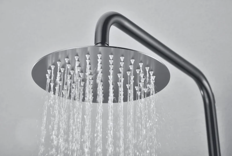 Columna de Ducha Monomando Black Gun Metal Line - Imex