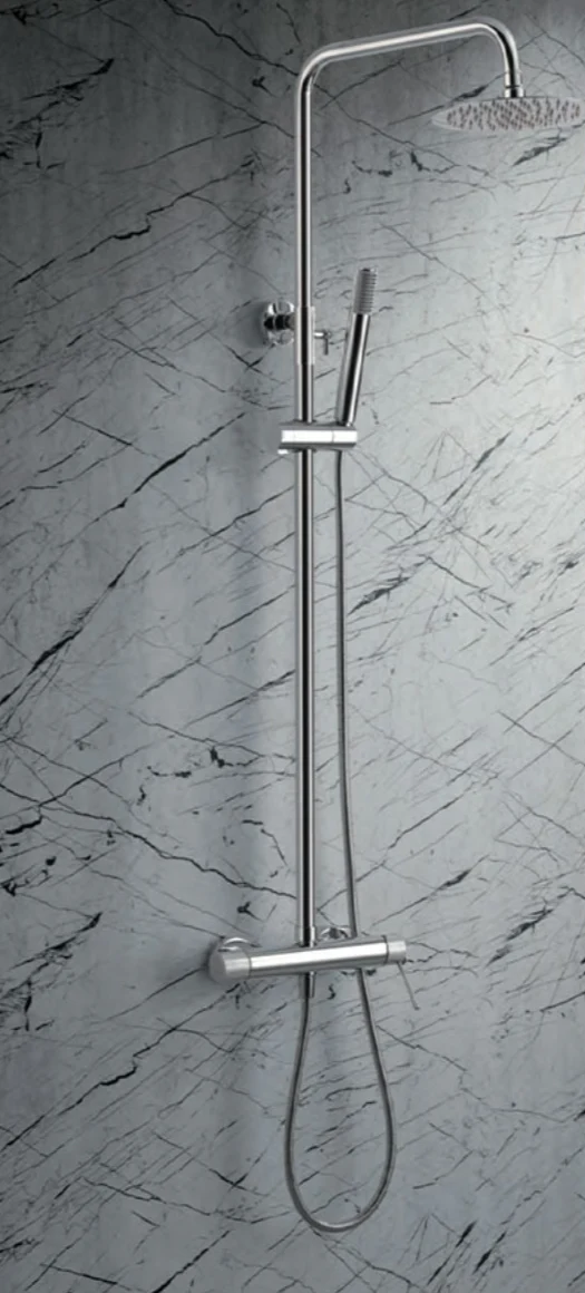 Columna de Ducha Monomando Cromada Line - Imex