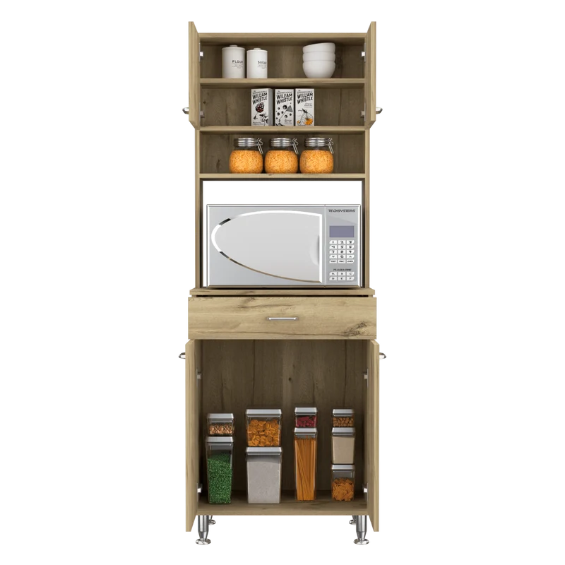 Alacena Bagan, Café Claro, con un Cajón Organizador ZF