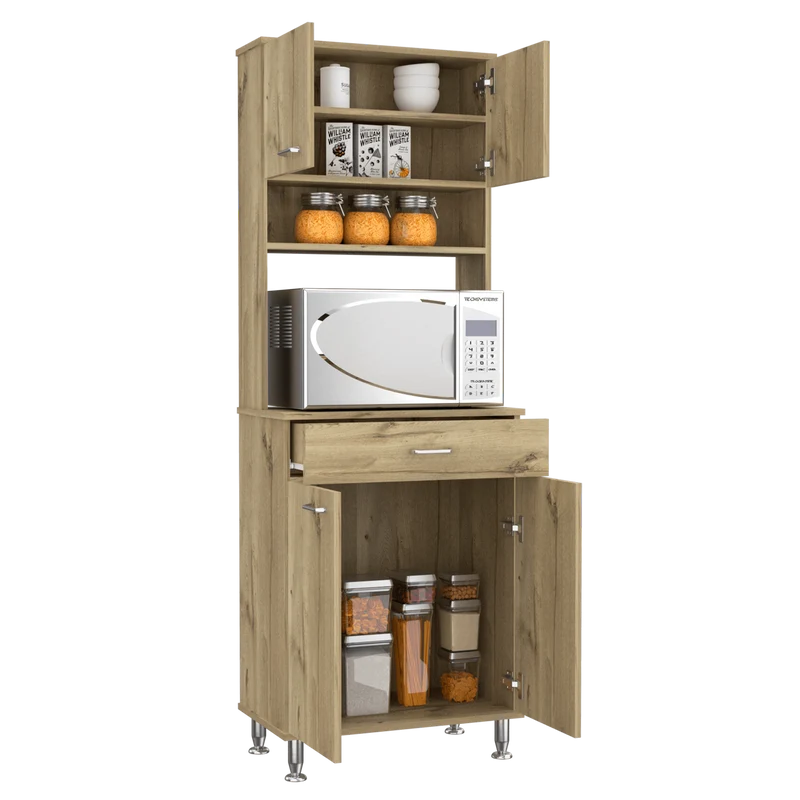 Alacena Bagan, Café Claro, con un Cajón Organizador ZF