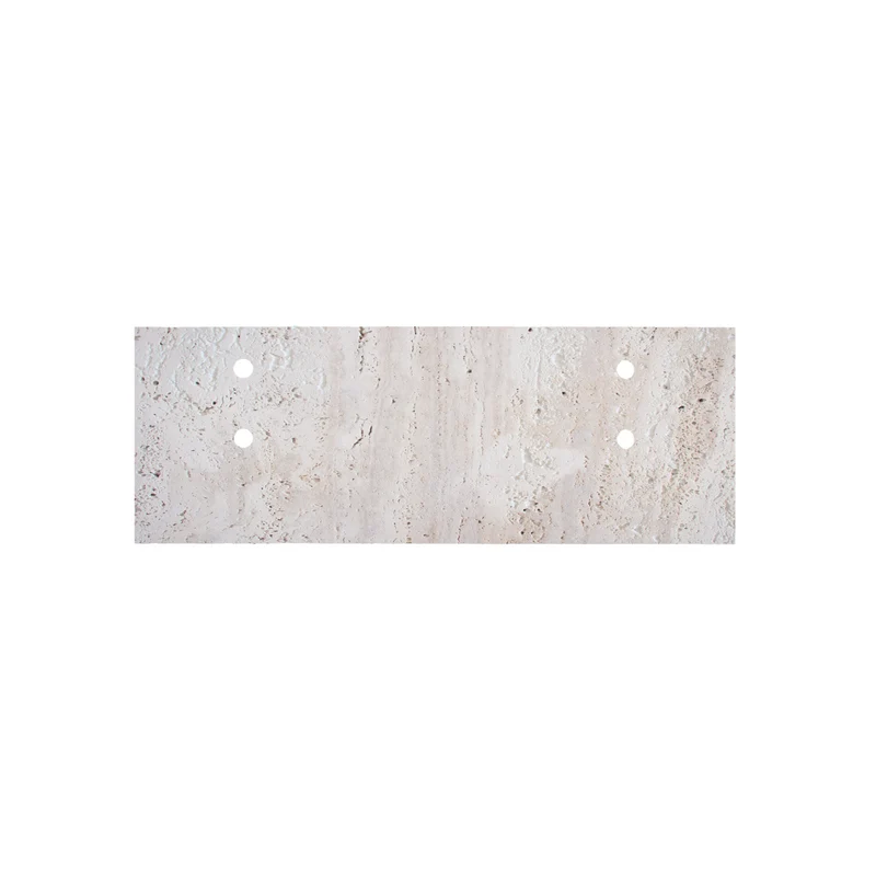Plato de lavabo - Travertino blanco - Marcel - 120 cm