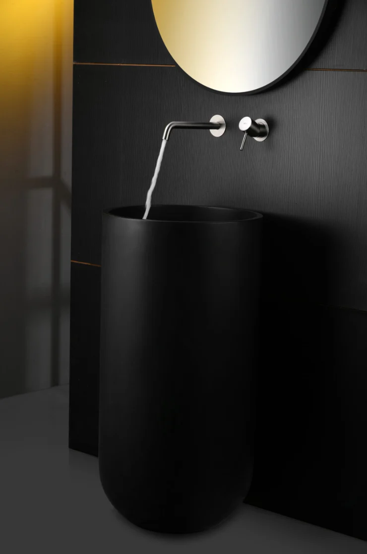 Grifería Lavabo Empotrada Monza Níquel Cepillado - Imex
