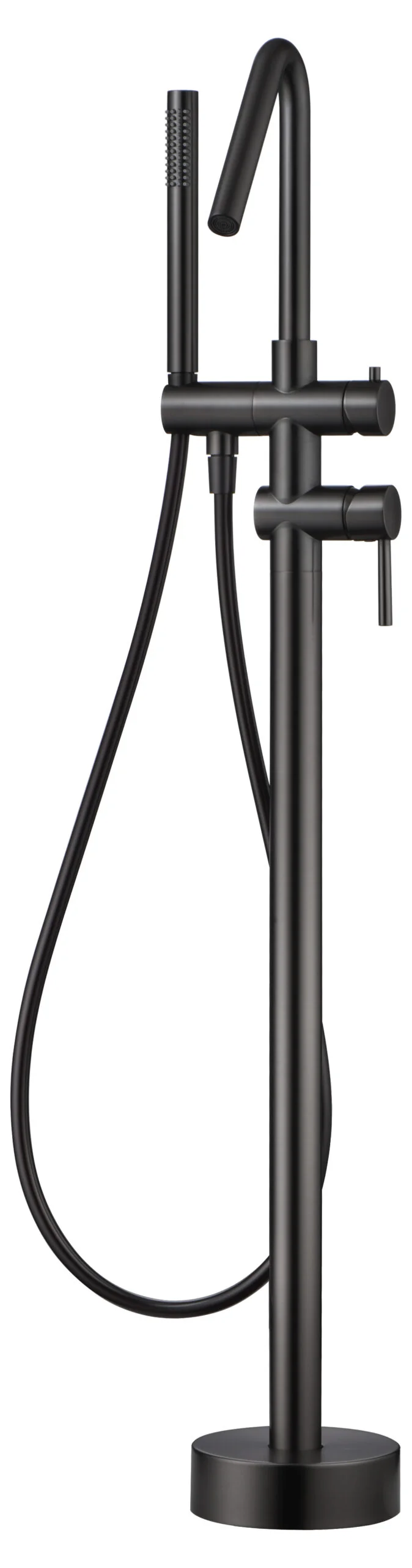 Grifería Bañera Exenta Corcega Black Gun Metal - Imex