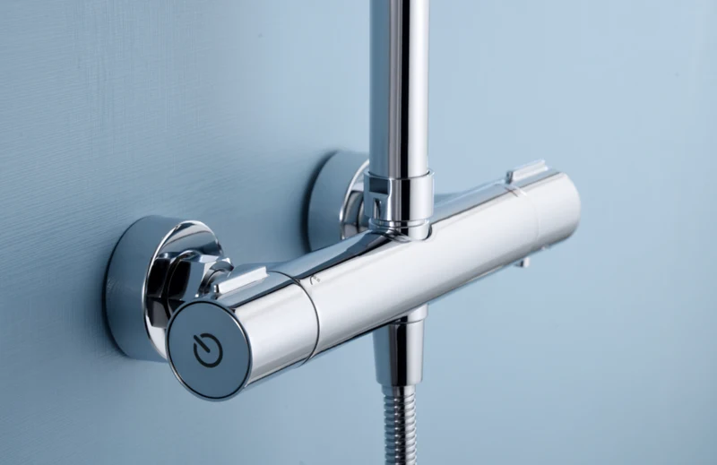 Barra Ducha Termostática Eco-Kent Cromada - Imex | Control Preciso