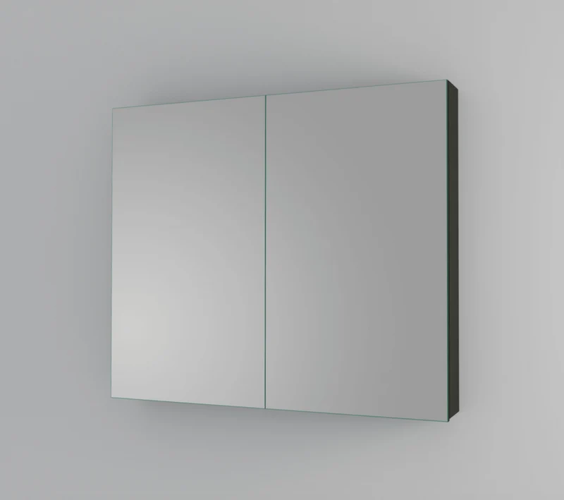 Camerino de Baño con Espejo Rectangular Doble 100cm - Maderó Atelier