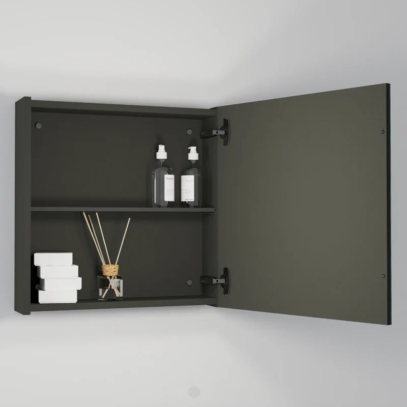 Camerino de Baño con Espejo Cuadrado 50x50cm - Maderó Atelier