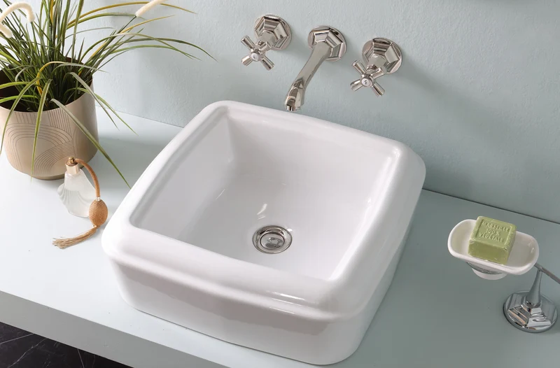 Grifería Lavabo Empotrada RLL2011 Vintage | Latón Premium Balneo Toscia