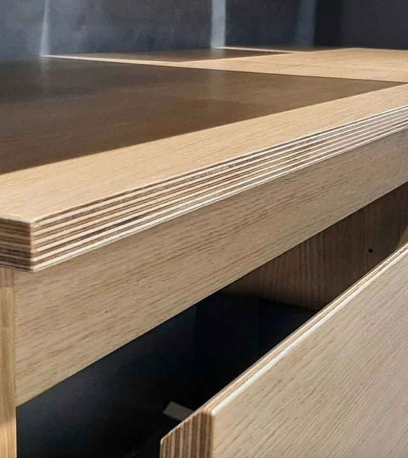 Mueble Auxiliar Leo Suspendido 2 Cajones Iguales - Bajo 50cm | Maderó