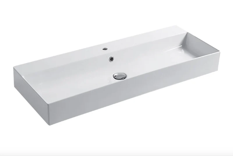 Lavabo Sobreencimera Maxi Rectangular Grande 3 Tamaños 100/120/141cm - Balneo Toscia