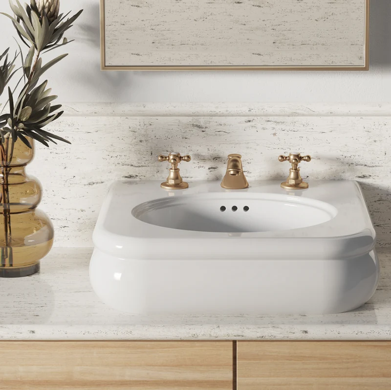 Lavabo Sobreencimera Pequeño 56cm Romantica - Balneo Toscia Estilo Vintage