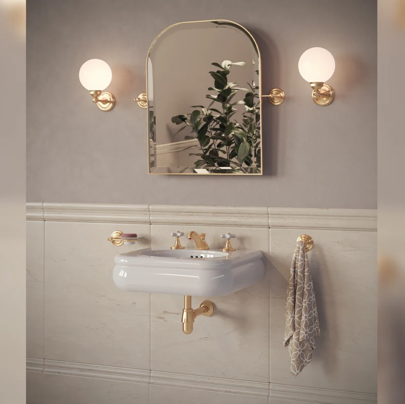Lavabo Sobreencimera Pequeño 56cm Romantica - Balneo Toscia Estilo Vintage