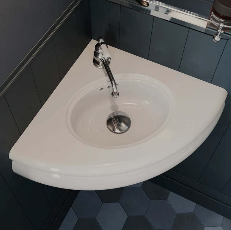 Lavabo Esquinero 46cm Romantica - Balneo Toscia Estilo Vintage