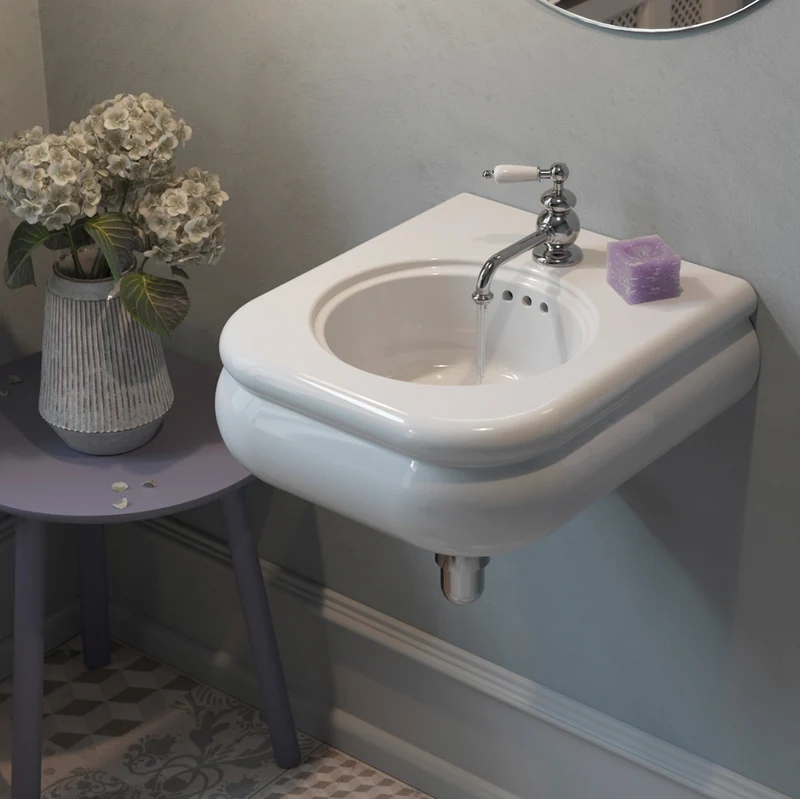 Lavabo Mini Tocador 36cm Romantica - Balneo Toscia Estilo Vintage