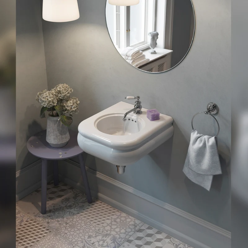 Lavabo Mini Tocador 36cm Romantica - Balneo Toscia Estilo Vintage