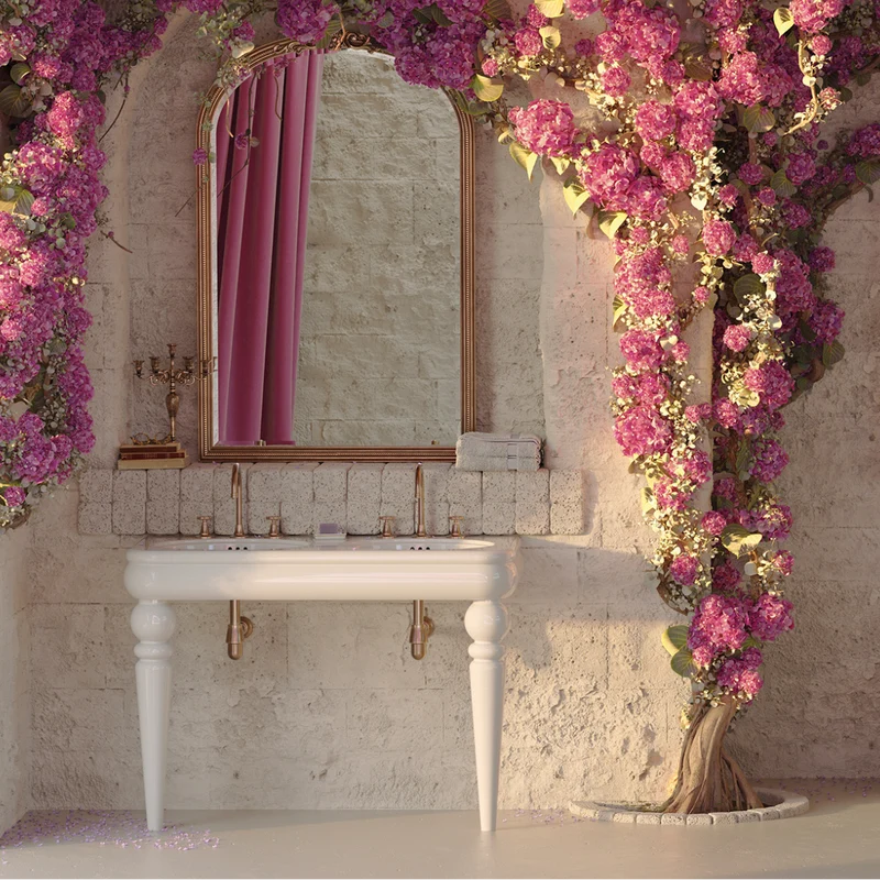 Lavabo con Patas Cerámica Romantica - Balneo Toscia Estilo Vintage