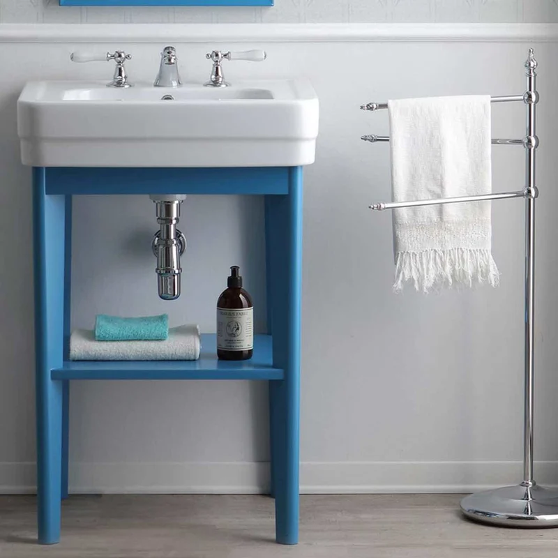 Lavabo con Mueble Abierto de Madera - Balneo Toscia Estilo Clásico