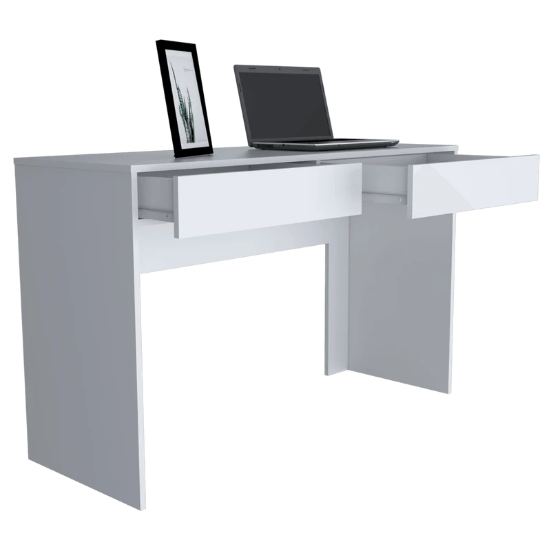 Combo de Oficina, Nieve, Incluye Escritorio y Silla de Escritorio, Blanco