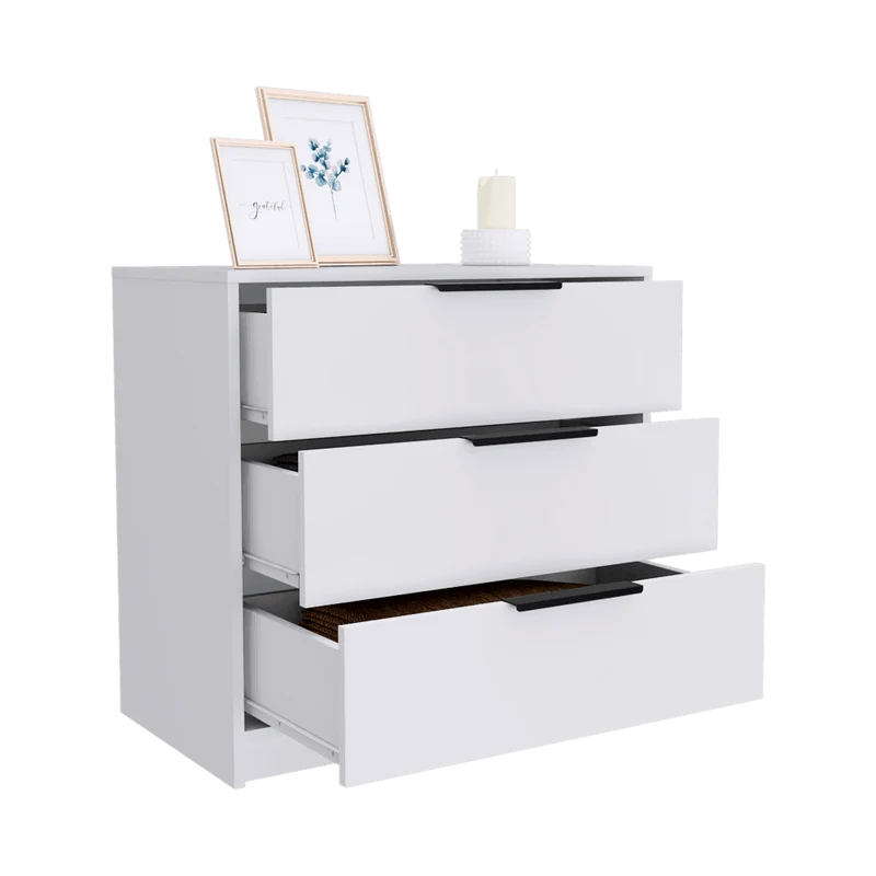 Set de 2 Organizadores Wesley, Blanco, con Tres Cajones ZF