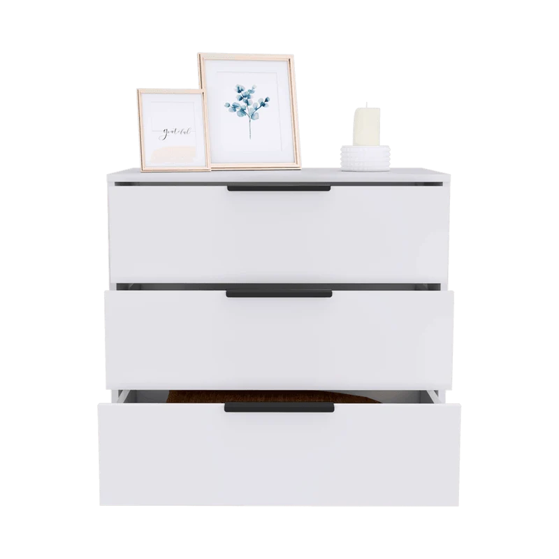 Set de 2 Organizadores Wesley, Blanco, con Tres Cajones ZF