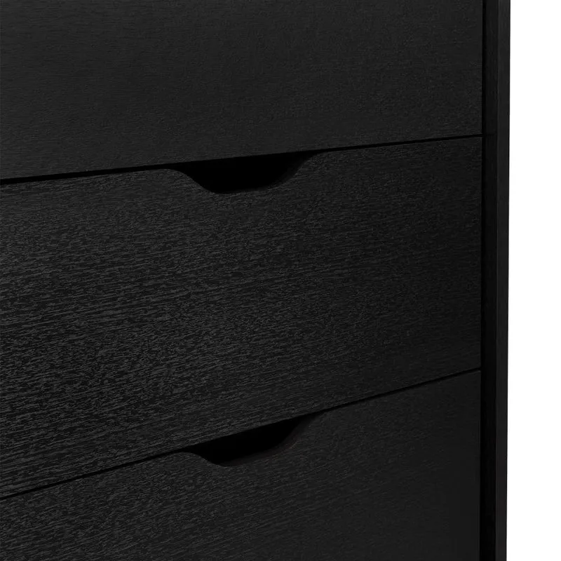 Set de 2 Organizadores Brasilia, Wengue, con Cuatro Cajones Multiusos Deslizables