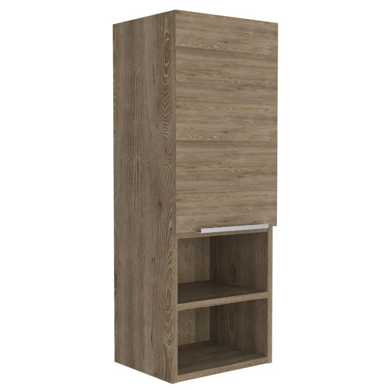 Set de 2 Gabinetes de Baño Real, Miel, con Tres Entrepaños ZF