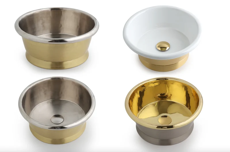 Lavabo Cobre Redondo Circle Vintage | Balneo Toscia Italia