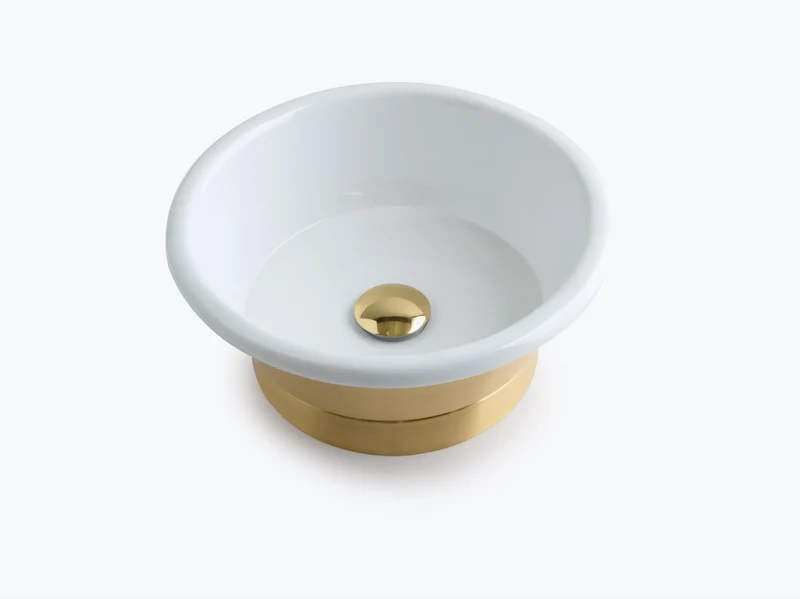 Lavabo Cobre Redondo Circle Vintage | Balneo Toscia Italia