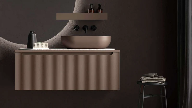 Mueble Portalavabo Suspendido Kimono 1 Cajón - Fabricación Española | Maderó Atelier