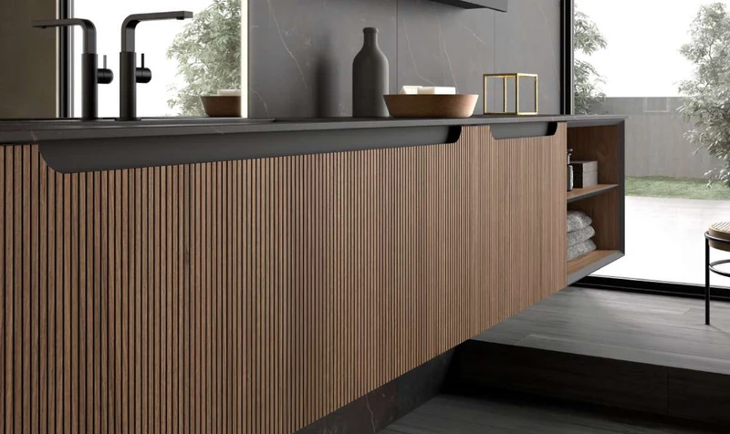 Mueble Portalavabo Suspendido Kimono 1 Cajón - Fabricación Española | Maderó Atelier