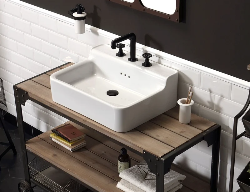 Lavabo Sobreencimera Industrialis - Balneo Toscia Estilo Industrial