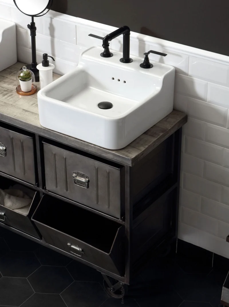 Lavabo Sobreencimera Industrialis - Balneo Toscia Estilo Industrial