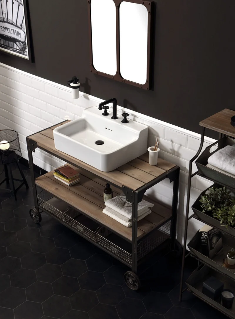 Lavabo Sobreencimera Industrialis - Balneo Toscia Estilo Industrial