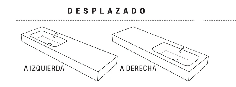 Encimera con Faldón y Lavabo Integrado Compaclemos - Fabricación Española | Maderó Atelier