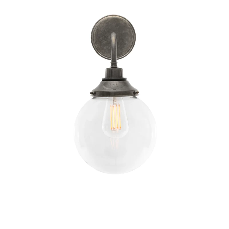 Aplique Baño Laguna IP44 | Vidrio y Latón | Mullan Lighting