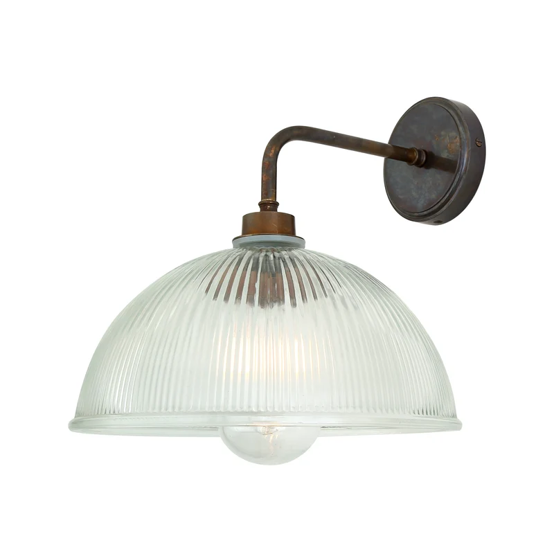 Aplique Baño Maris IP65 | Cristal Prismático Vintage | Mullan Lighting