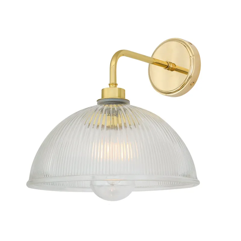 Aplique Baño Maris IP65 | Cristal Prismático Vintage | Mullan Lighting