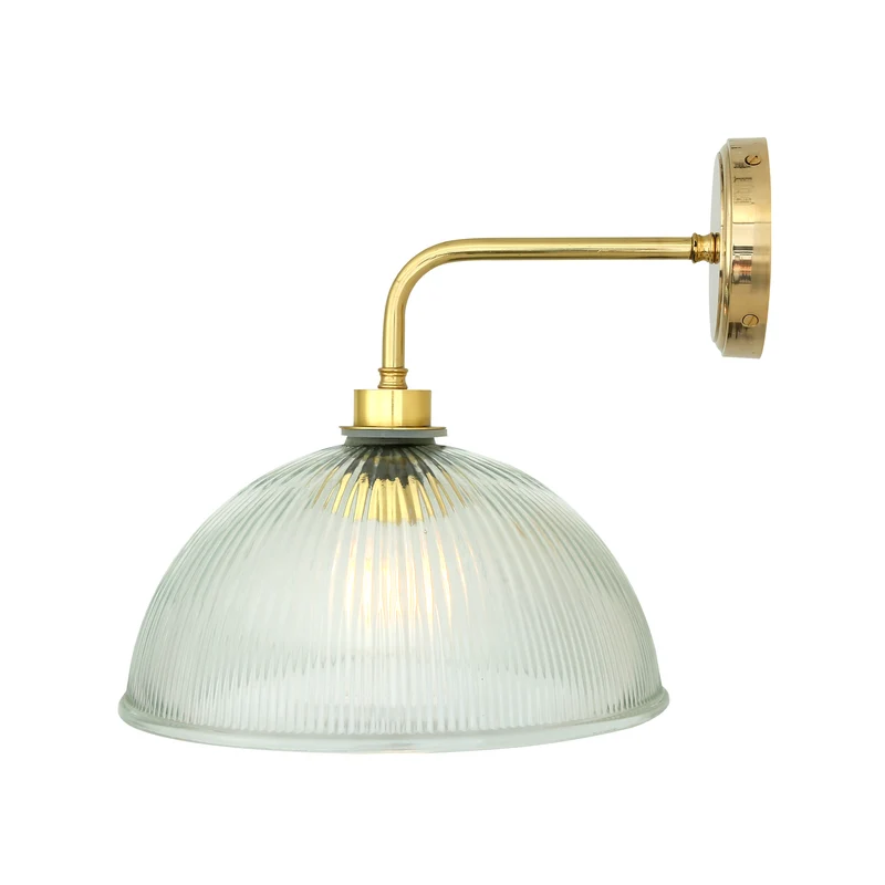 Aplique Baño Maris IP65 | Cristal Prismático Vintage | Mullan Lighting