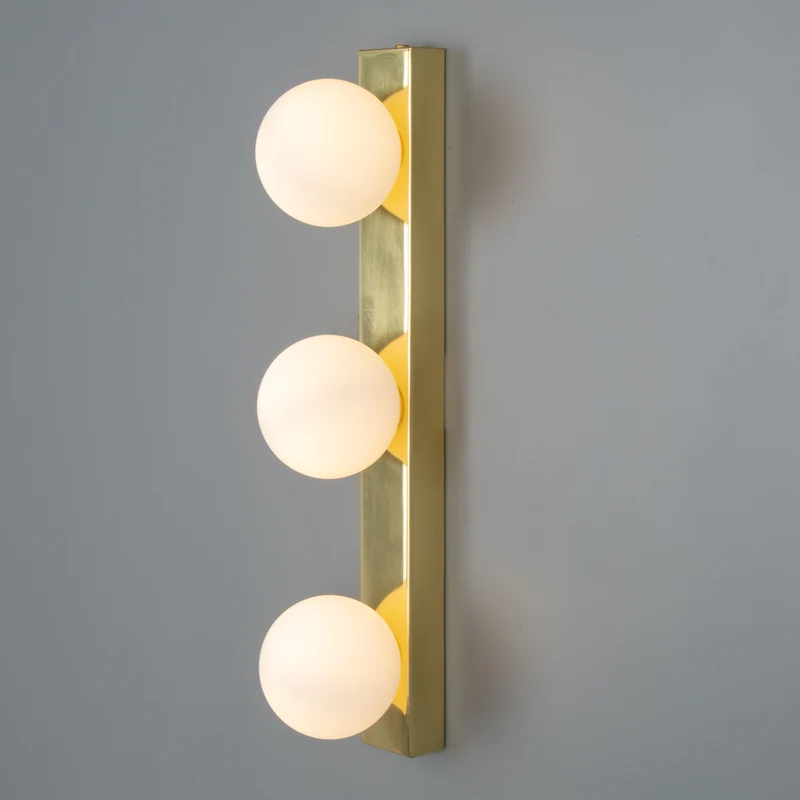 Aplique de Baño Noelani IP44 | Latón y Vidrio | Mullan Lighting