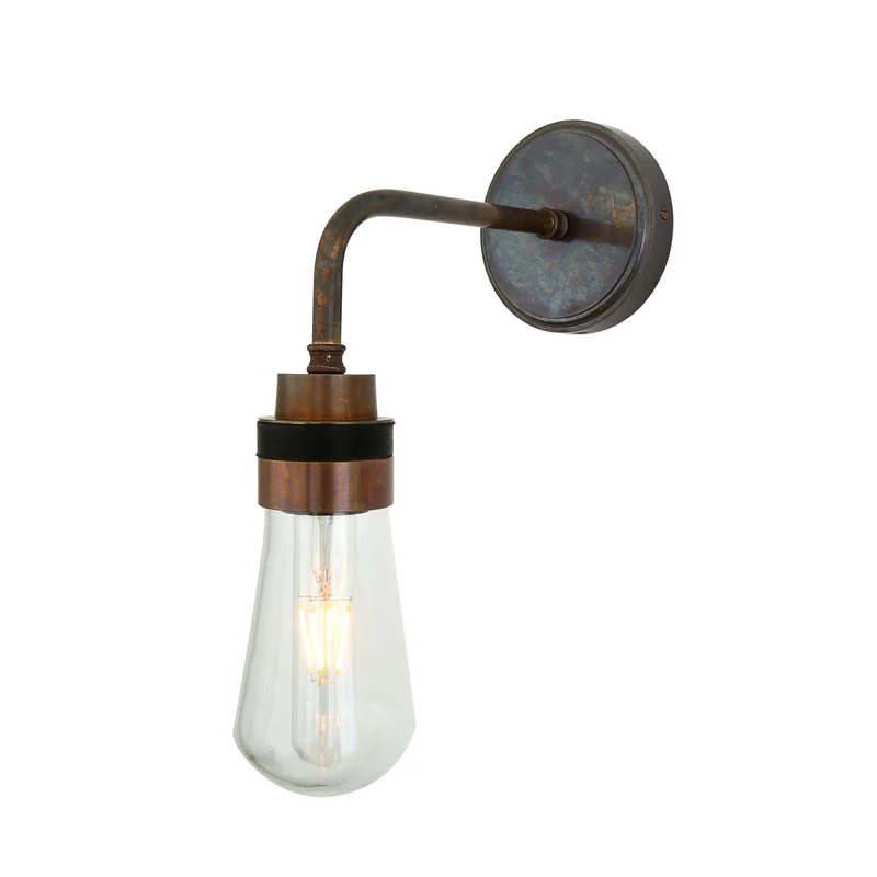 Aplique Baño Bo IP65 | Vidrio en Gota Vintage | Mullan Lighting