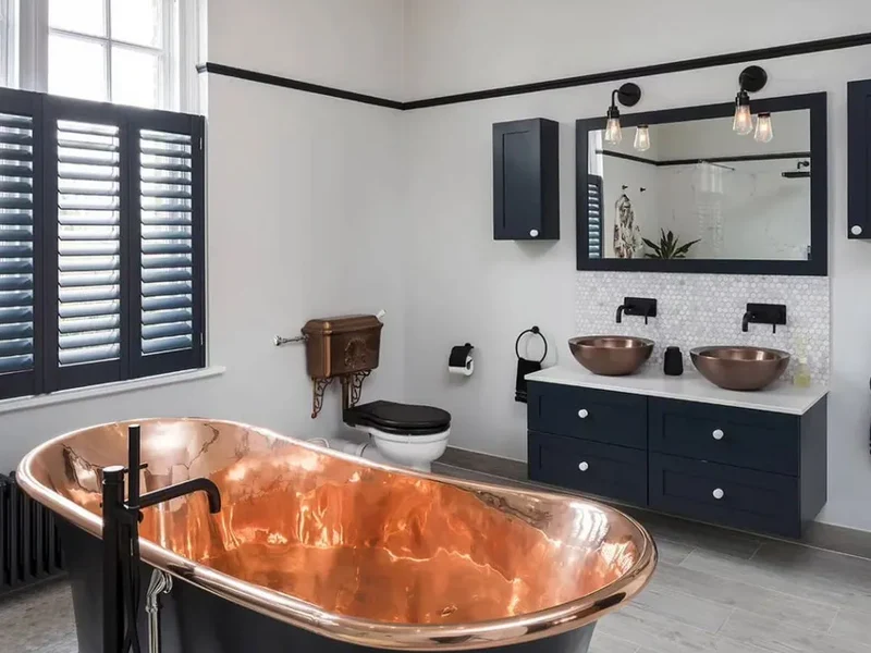 Aplique Baño Bo IP65 | Vidrio en Gota Vintage | Mullan Lighting