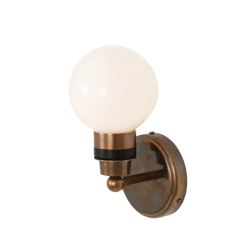 Aplique Baño Shannon IP65 | Globo de Vidrio Vintage | Mullan Lighting