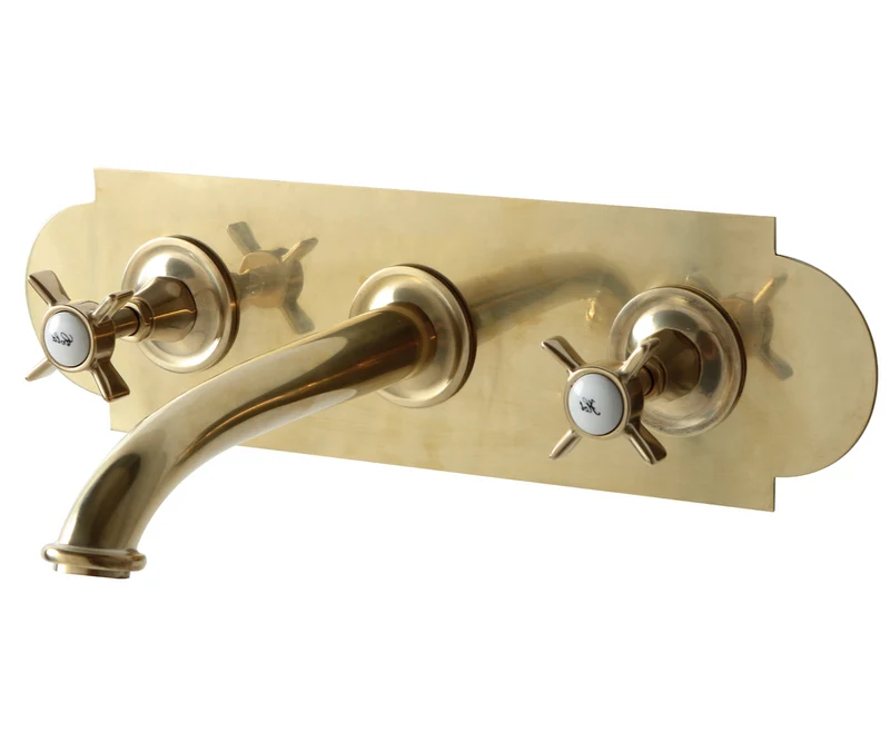 Grifería Lavabo Empotrada en Placa RL1016M Vintage 3 Orificios | Balneo Toscia