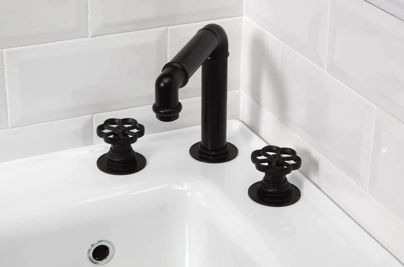 Grifería lavabo Industrialis de Balneo Toscia estilo Industrial