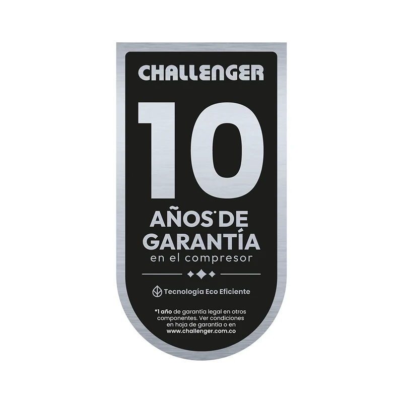 Nevera Challenger Cra 415, Negro Mate